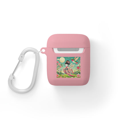 Geisha Fairy and the Hummingbird Blossom AirPods and AirPods Pro Case