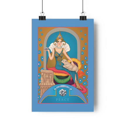 April & Diamond (from the Gem Series) by Sofia Chiostri Giclée Art Print