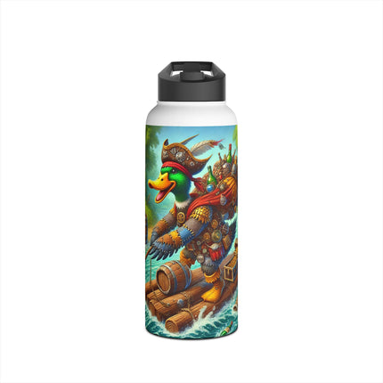 The Daring Drake Stainless Steel Water Bottle, Standard Lid