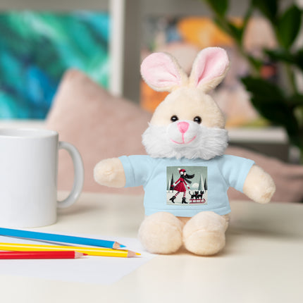 Red Sled & Curious Cats Stuffed Animals with Tee