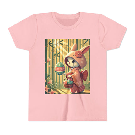 Geisha Kitten’s Easter Stroll Youth Short Sleeve Tee