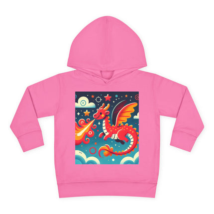 Starry Sky Dragon Toddler Pullover Fleece Hoodie