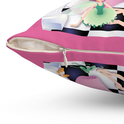 Graceful Enchantment Spun Polyester Square Pillow