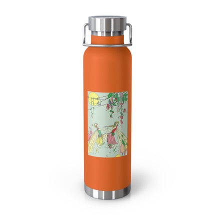 Moonlit Dance of Enchanting Fairies Copper Vacuum Insulated Bottle, 22 oz
