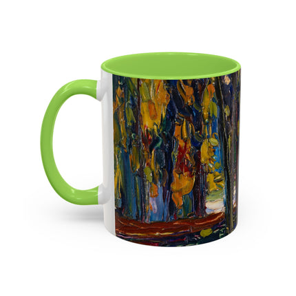 In the Park of St. Cloud by Wassily Kandinsky Colorful Mugs (11oz, 15oz)