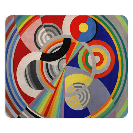 Rythme No. 1 by Robert Delaunay Mouse Pad, Round and Rectangle