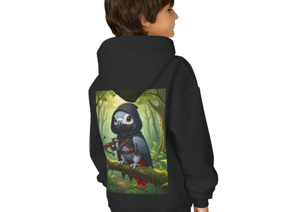 The African Grey Sentinel Youth Heavy Blend Hooded Sweatshirt