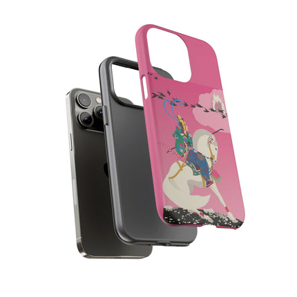 Samurai Princess on the White Steed Phone Case – Epic Grace & Mythic Power