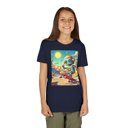 Skate Park Robot Youth Short Sleeve Tee