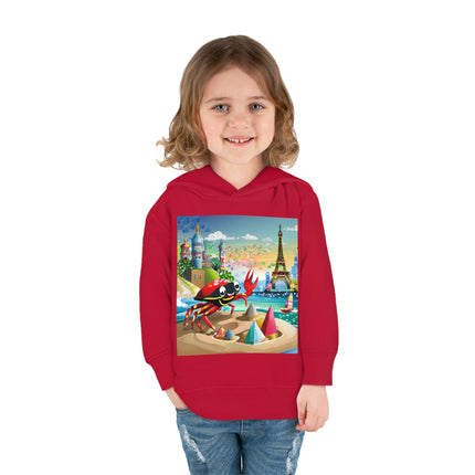 Crab Architect Toddler Pullover Fleece Hoodie