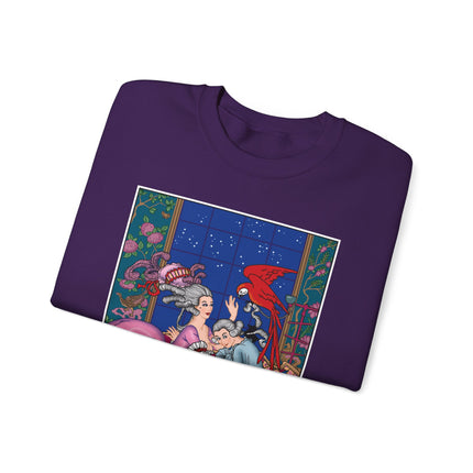 The Jealous Parrot by George Barbier Heavy Blend™ Crewneck Sweatshirt