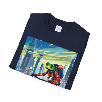 Cyberpunk Frog Softstyle T-Shirt
