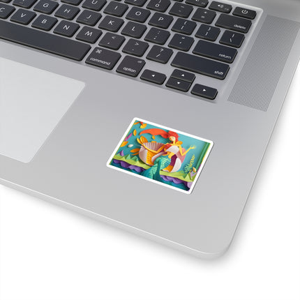 Charming Mermaid Kiss-Cut Stickers (4 Sizes)