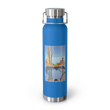 Le long du Missouri (Indian couple on the Missouri River) by George Barbier Copper Vacuum Insulated Bottle, 22oz