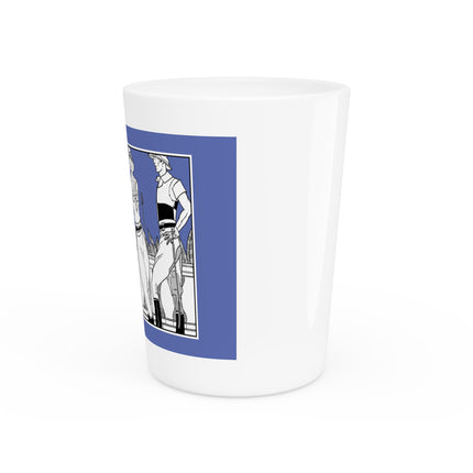Coastal Elegance Ceramic Shot Glass