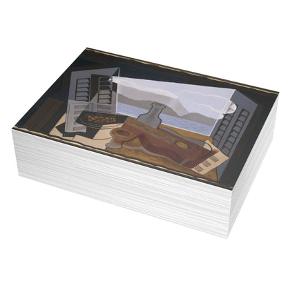 Open Window by Juan Gris Greeting Cards (1, 10, 30, and 50pcs)