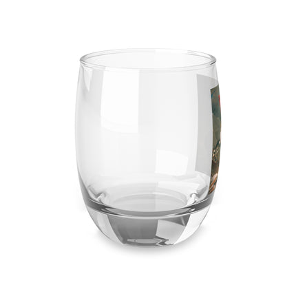 Napoleon Crossing the Alps by Jacques-Louis David Whiskey Glass