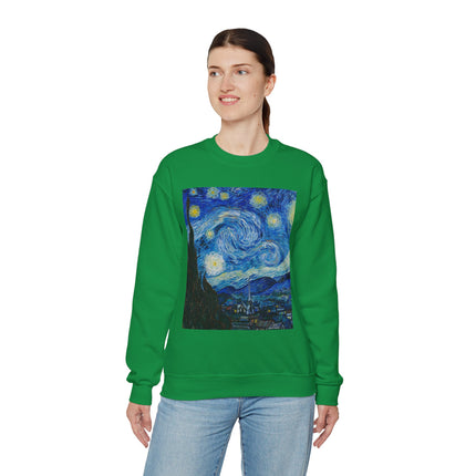 The Starry Night by Vincent Van Gogh Heavy Blend™ Crewneck Sweatshirt