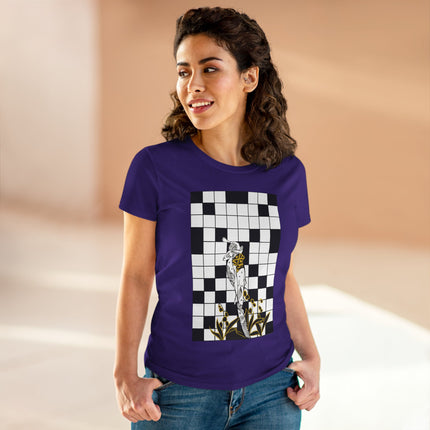 The Crossword Women's Midweight Cotton Tee