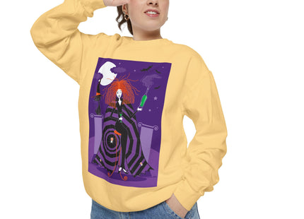 Mystic Elegance Unisex Garment-Dyed Sweatshirt