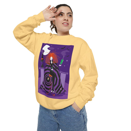 Mystic Elegance Unisex Garment-Dyed Sweatshirt