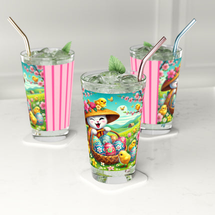Geisha Kitten’s Easter Delight Glass, 16oz