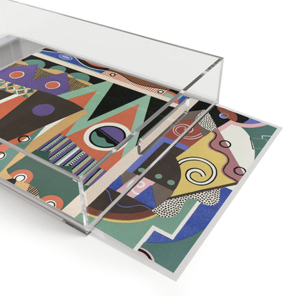 Collection decors et couleurs Pl.03 by Georges Valmiers Acrylic Serving Tray