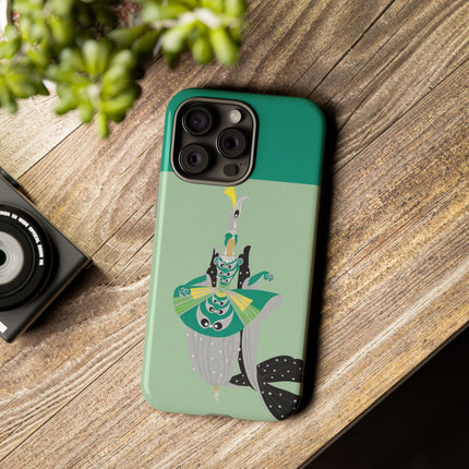 Peacock Dancer Phone Case – Opulent Glamour & Theatrical Elegance