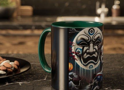 Geisha’s Black Ink Tears Colorful Mugs (11oz, 15oz)