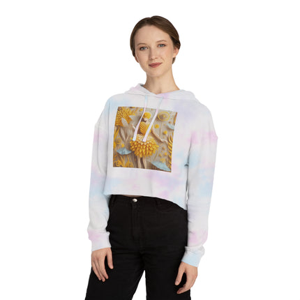 Dandelion Fairy Women’s Cropped Hooded Sweatshirt