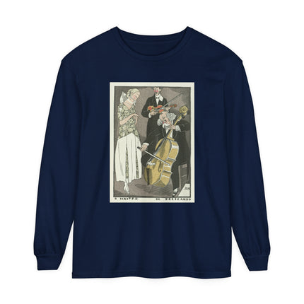O Maitre el Relicario by Fernand Siméon Garment-dyed Long Sleeve T-Shirt