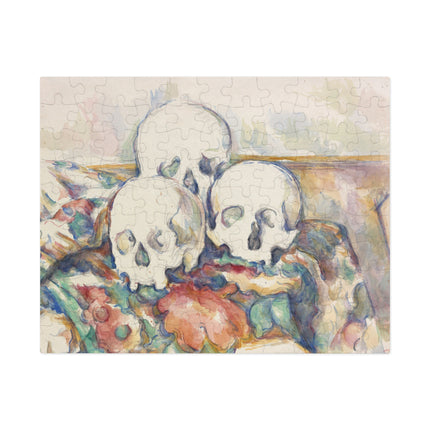 The Three Skulls by Paul Cézanne Puzzle (30, 110, 252, 500-Piece)