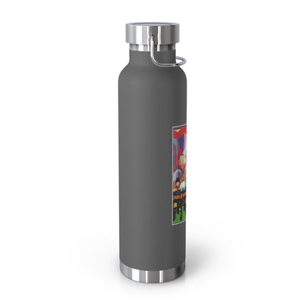 A Timeless Journey by Umberto Brunelleschi Copper Vacuum Insulated Bottle, 22oz