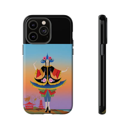 Colorful Dancer Phone Case – Vibrant Grace & Cultural Elegance