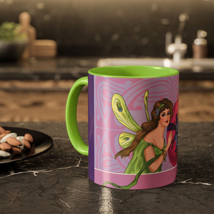 The Fairy’s Blossom Colorful Mugs (11oz, 15oz)