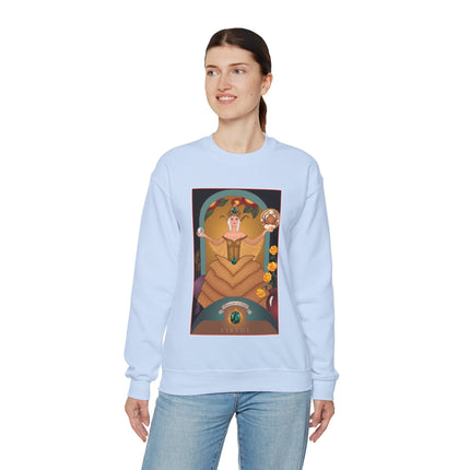 June & Pearl, Alexandrite (from the Gem Series) by Sofia Chiostri Heavy Blend™ Crewneck Sweatshirt