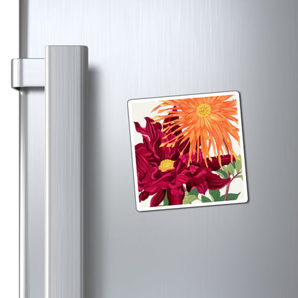Dahlia by Tanigami Kônan Magnets (3 Sizes)