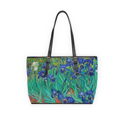 Irises by Vincent Van Gogh PU Leather Shoulder Bag