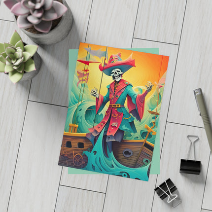 Skeleton Crew of the Misty Seas Postcards (envelopes included) - Bundles of 10, 30, 50 Pieces