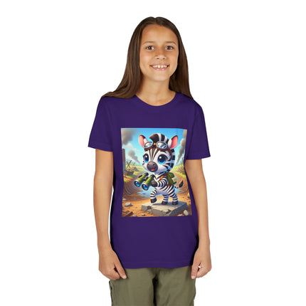 Zebra Lookout Youth Short Sleeve Tee