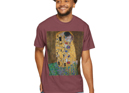 The Kiss by Gustav Klimt Unisex Garment-Dyed T-shirt