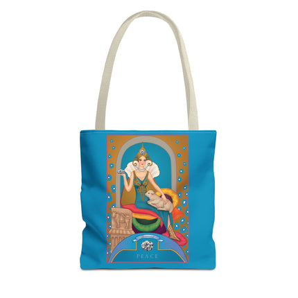Astrology Gem Series: April & Diamond Tote Bag