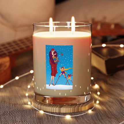 Snowfall & Couture Scented Candle - Full Glass, 11oz