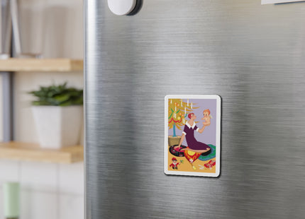 Art Deco Christmas Die-Cut Magnets (5 Sizes)
