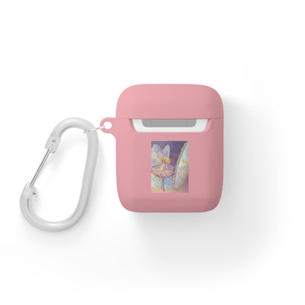 Enchanted Mirror Reflections – Pastel Fairy Art AirPods Case