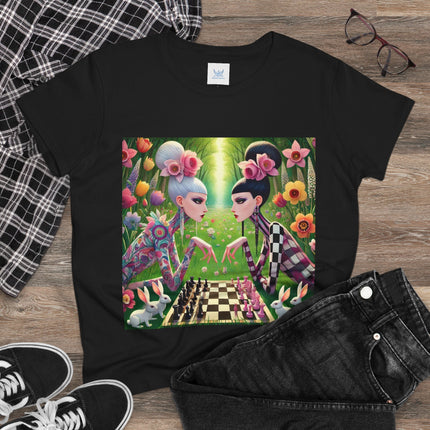 Spring Gambit: A Fairy’s Move Cotton Tee