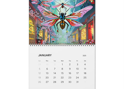 Neon Beasts: A Cyberpunk Odyssey Wall Calendars (2025)