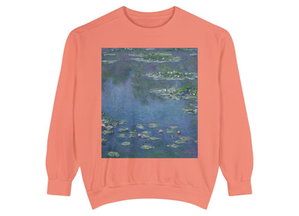 Water Lilies by Claude Monet Unisex Garment-Dyed Sweatshirt