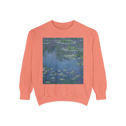 Water Lilies by Claude Monet Unisex Garment-Dyed Sweatshirt