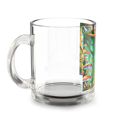 Silent Stripes Glass Mug, 10oz